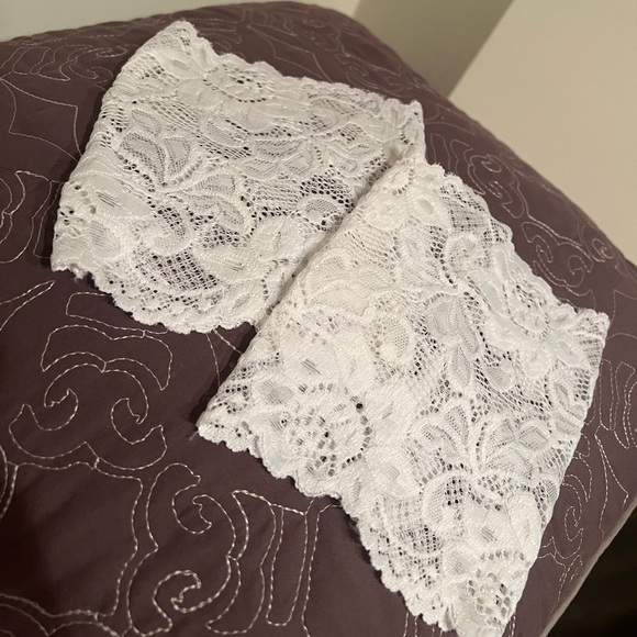 Lace Leg Garters White - NWOT - never worn - Picture 5 of 6